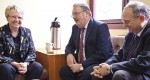 בתמונה (מימין לשמאל): נשיא הטכניון, פרופסור פרץ לביא, שר המדע, פרופסור דניאל הרשקוביץ ופרופסור אנט שבאן. צילום: שלמה שוהם, דוברות הטכניון. בתמונה (מימין לשמאל): נשיא הטכניון, פרופסור פרץ לביא, שר המדע, פרופסור דניאל הרשקוביץ ופרופסור אנט שבאן. צילום: שלמה שוהם, דוברות הטכניון.