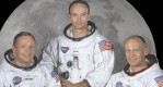 צוות אפולו 11 - חלוצי הנחיתה על הירח. משמאל לימין: ניל ארמסטרונג, מייקל קולין ובאז אלדרין. צילום: נאסא