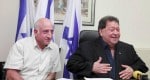 שר התמ''ת בנימין בן אליעזר מימין, והמדען הראשי במשרד, ד''ר אלי אופר. צילום: אסף שילה - ישראל סאן