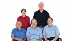 מימין: פרופ' יואל זוסמן, ד"ר חיים פרילוסקי, פרופ' דורון לנצט, מרילין שפרן ופרופ' מאיר וילצ'ק.