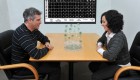 ד"ר שירז קליר ופרופ' אורי אלון. שילובים. צילום: מכון ויצמן