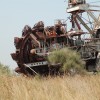 ציוד חפירה נטוש בדרום סודן. צילום: ד"ר אסף רוזנטל