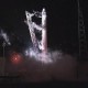 טיל פאלקון 9 של חברת SpaceX בעת ביטול השיגור ממש בתום הספירה לאחור, 19/5/2012. צילום: NASA TV