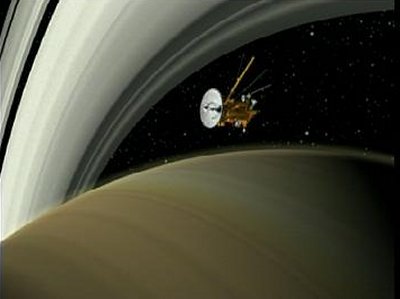 The Huygens spacecraft of the European Space Agency, currently attached to the American spacecraft Cassini, is in good condition