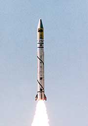 Ofek3 launch, April 1995