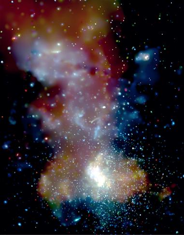 צ'אנדרה חושף את מרכז גלקסית שביל החלב