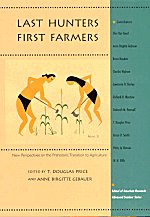 The cover of the book "The Last Hunters, The First Farmers"