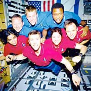 צוות מעבורת החלל קולומביה בטיסה האחרונה