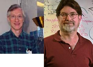 On the left Mader, on the right Smoot - 2006 Nobel Prize winners in physics