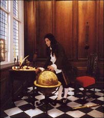 גיא היידן צייר פורטר של רוברט הוק, שמת לפני 300 שנה