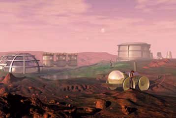 A colony on Mars. For now, only imagination