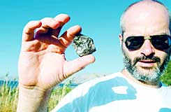 A meteorite found by a member of Kibbutz Afikim