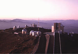 The European Space Agency's telescope array in La Silla, Chile
