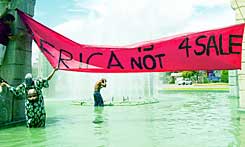 Demonstrating in Cancun. Better not to have an agreement than a bad agreement