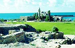 Caesarea. The dating of the wells was done with the help of pottery fragments found at the bottom of the wells