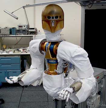 Very nice, Robonaut. Credit: Nas