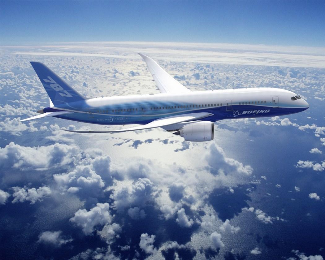 Boeing 787 airplane. Courtesy of Boeing Company