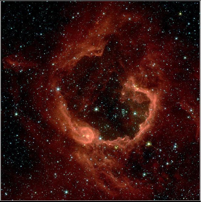 A region of interstellar gas RCW79. Photo: NASA