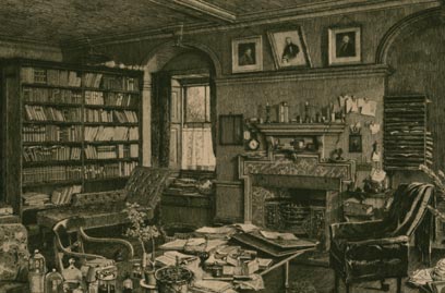 From the exhibition: Darwin's study (courtesy of the British Council)