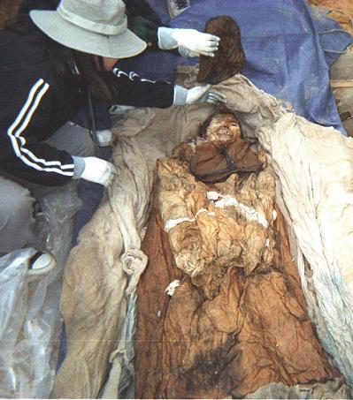 One of the mummies discovered in South Korea