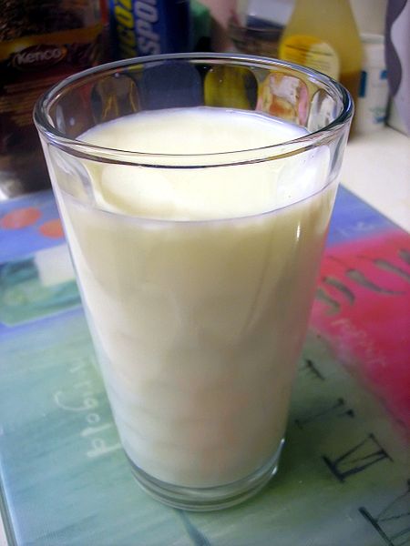 Cup of milk. From Wikipedia