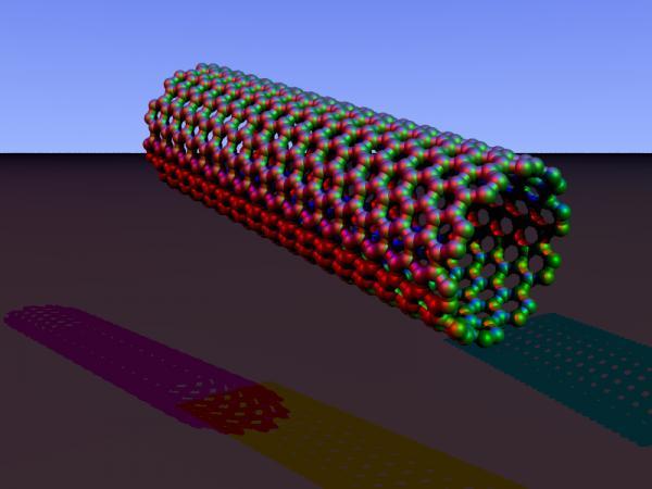 Carbon nanotubes. From Wikipedia