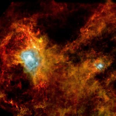 Stars are born in the Gold Belt. Photo: Herschel Space Telescope