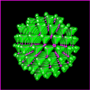 Quantum dots on gallium arsenide molecules. From the US National Institutes of Health website