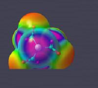 Demonstration of the shortest chemical bond between carbon and chlorine atoms. Illustration: University of Munich