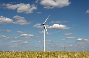 Wind Turbine. (Source: Wikipedia)