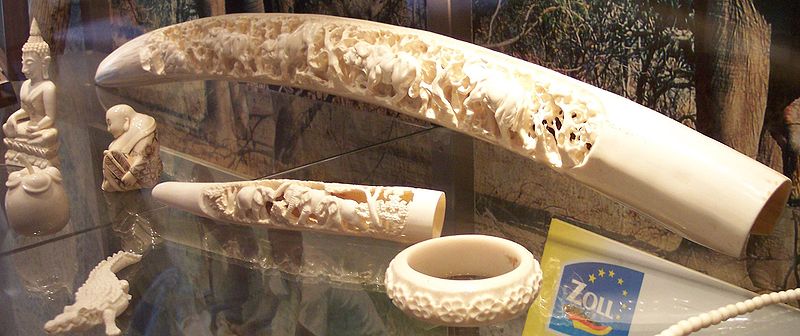 חפצי נוי וכלי קודש עשויים שנהב.מתוך ויקיפדיה