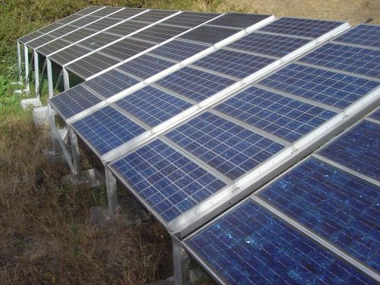 Solar panels. From Wikipedia. creative common license