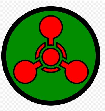 תו המזהיר מפני נשק כימי. מתוך ויקיפדיה