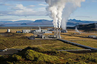 Näsjävlır - the largest geothermal power plant in Iceland. Source: Wikipedia.