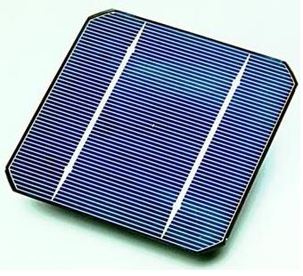 A solar cell, from Wikipedia