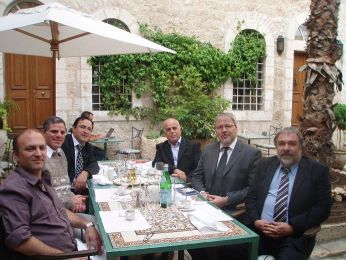 A meeting of nanotechnology people from Israel, the Palestinian Authority and Hungary