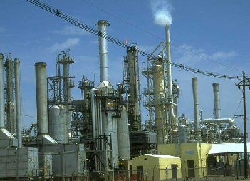 A water desalination facility in one of the industrial plants in Israel