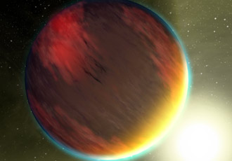 Artist's rendering of HD 189733b. Source: NASA