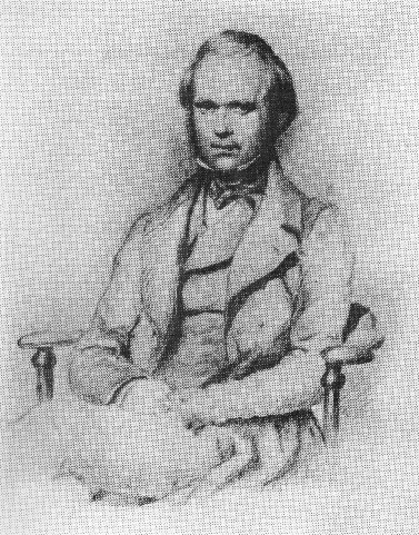 Charles Darwin in his youth