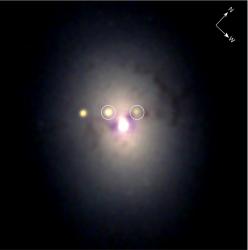 גלקסיה NGC 1316. מקור: נאסא, סוויפט, סטפן הימלר.