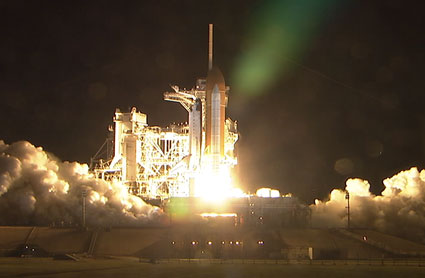 שיגור מעבורת החלל אנדוור למשימה STS-123 ב-11/3/08