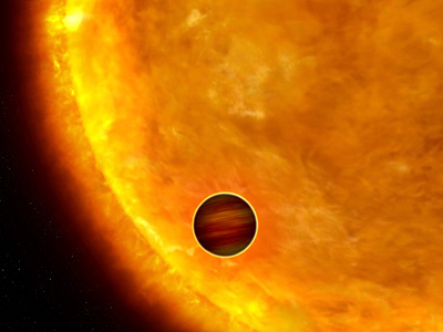 A Jupiter-like planet discovered by the COROT spacecraft