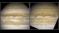 Storms on Jupiter as imaged in 2007 by Hubble