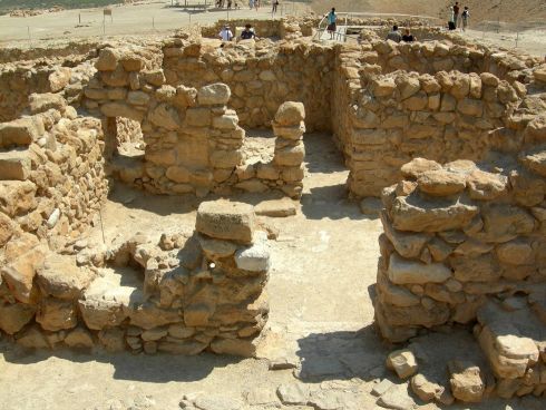 The residential quarters in Qumran, the residence of the Essenes