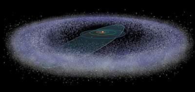 Kuiper belt. Illustration: Tel Aviv University