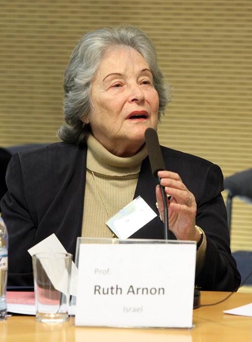 Prof. Ruth Arnon. Photo: Sasson Tiram. Courtesy of the National Academy of Sciences