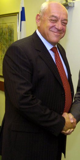 Finance Minister Roni Bar-On. From Wikipedia