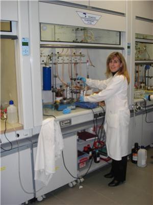 Researcher Maria del Mar Diaz Recojo. Huabela University