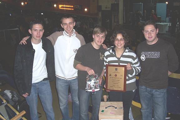 תלמידי תיכון מקרית גת - זוכים בתחרות רוובנר 2008