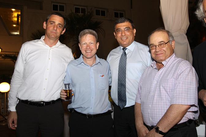 From right to left - David Riv'l - CEO of RRSAT, David Polak - CEO of Space - Communications, Mark Gazit - CEO of Seavision, Roy Hess CEO